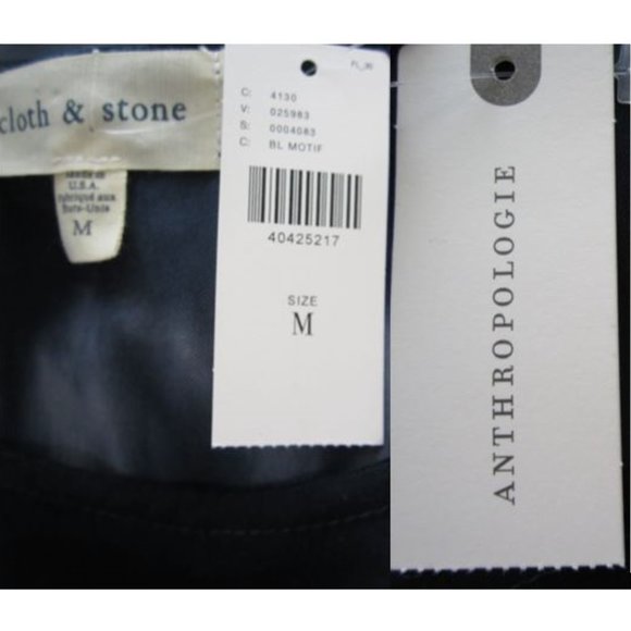 Anthropologie Cloth & Stone Ombre Horizon Fade Dress - Picture 9 of 11